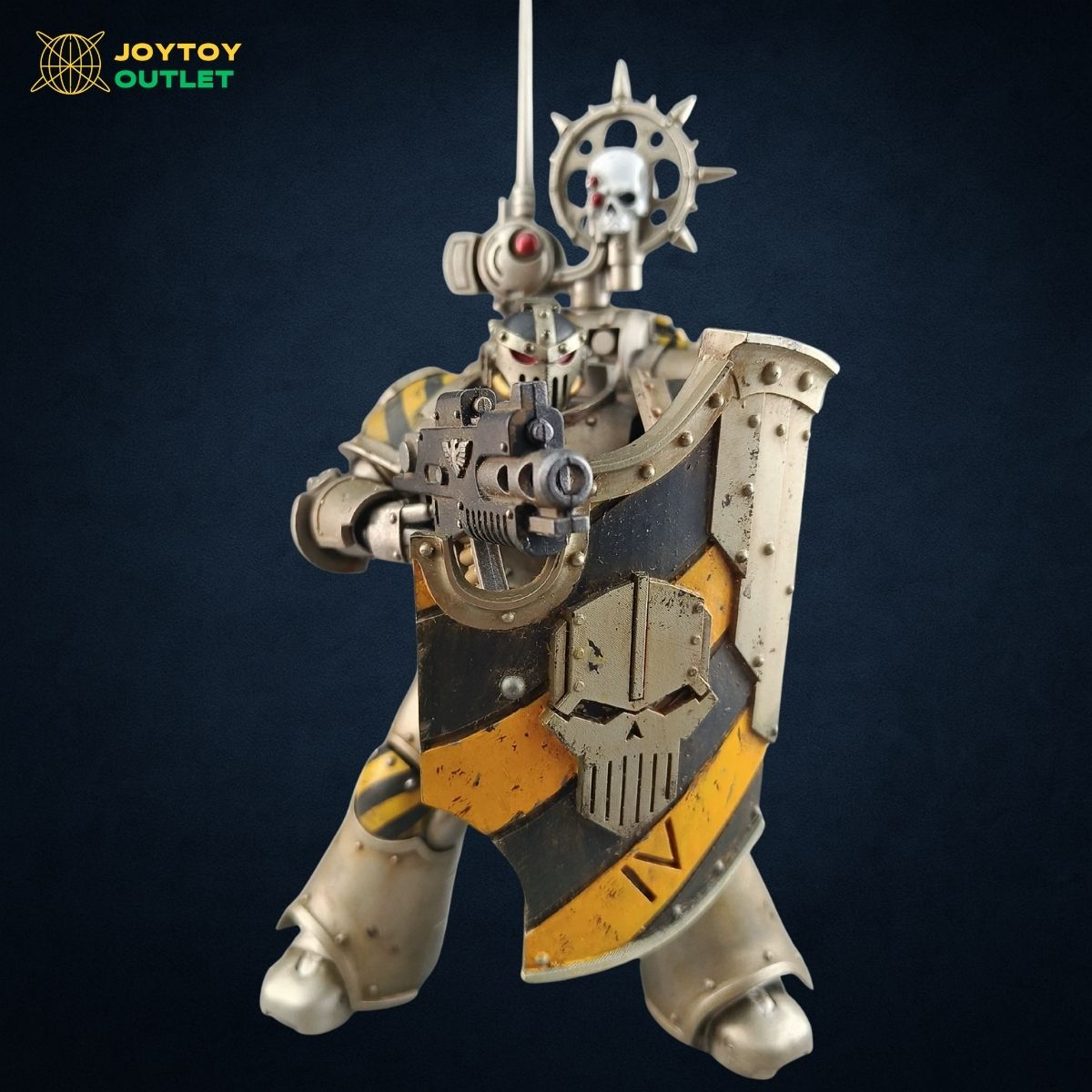 Iron Warriors MKIII Tactical Legionary (Custom Weathered Paint + Custom Head & Shield)