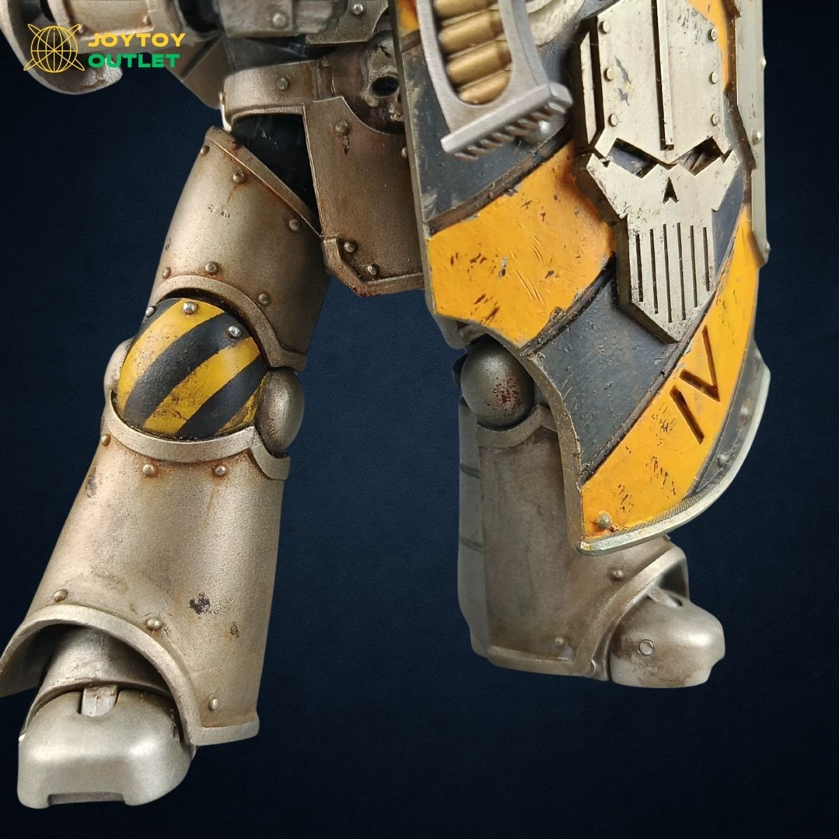 Iron Warriors MKIII Tactical Legionary (Custom Weathered Paint + Custom Head & Shield)