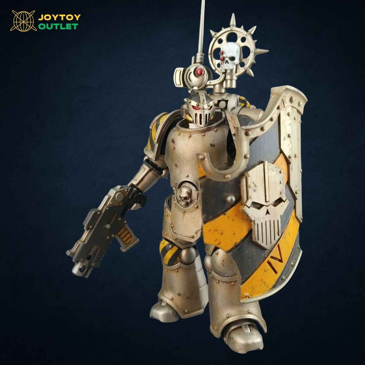 Iron Warriors MKIII Tactical Legionary (Custom Weathered Paint + Custom Head & Shield)