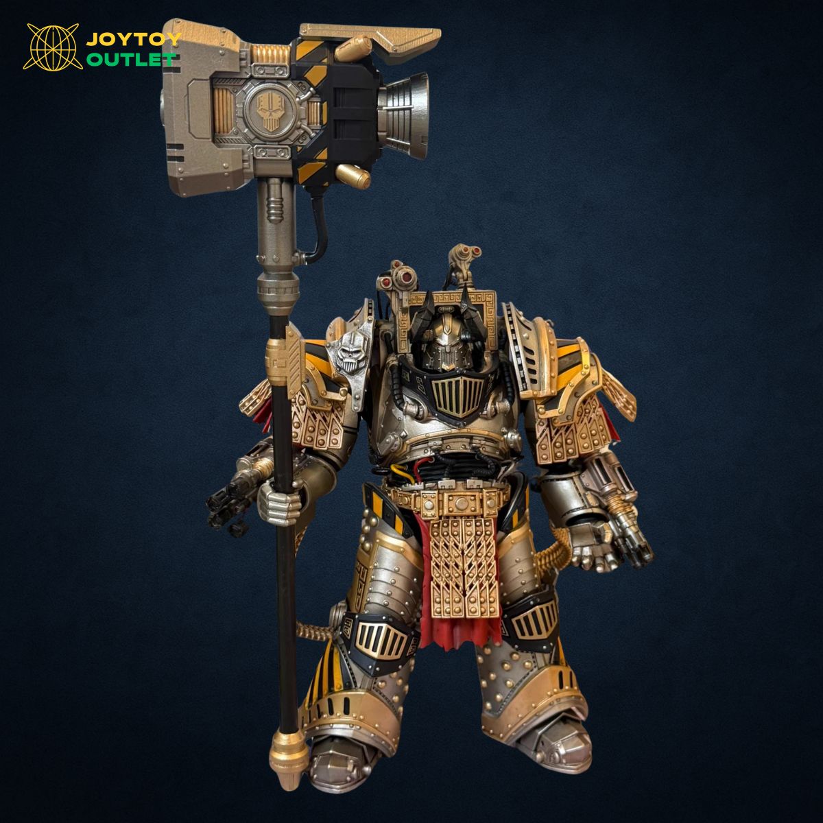 Heavy Power Hammer & Black Horned Helmet Upgrade (Figure Not Included)
