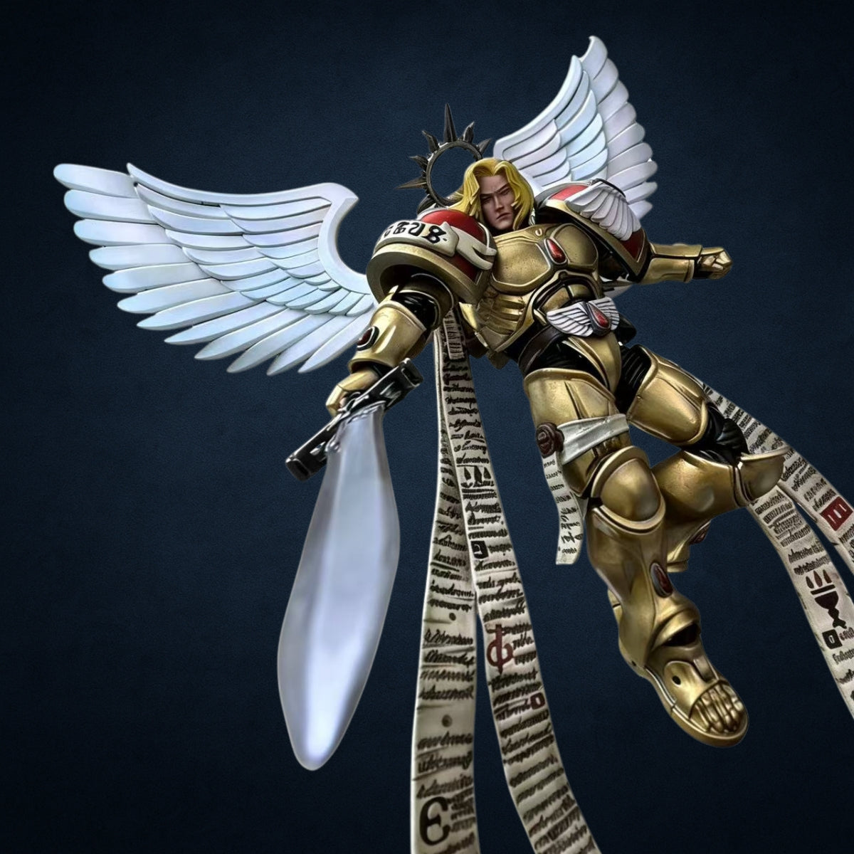 Sanguinor Head Sculpt (Blonde / White Hair)