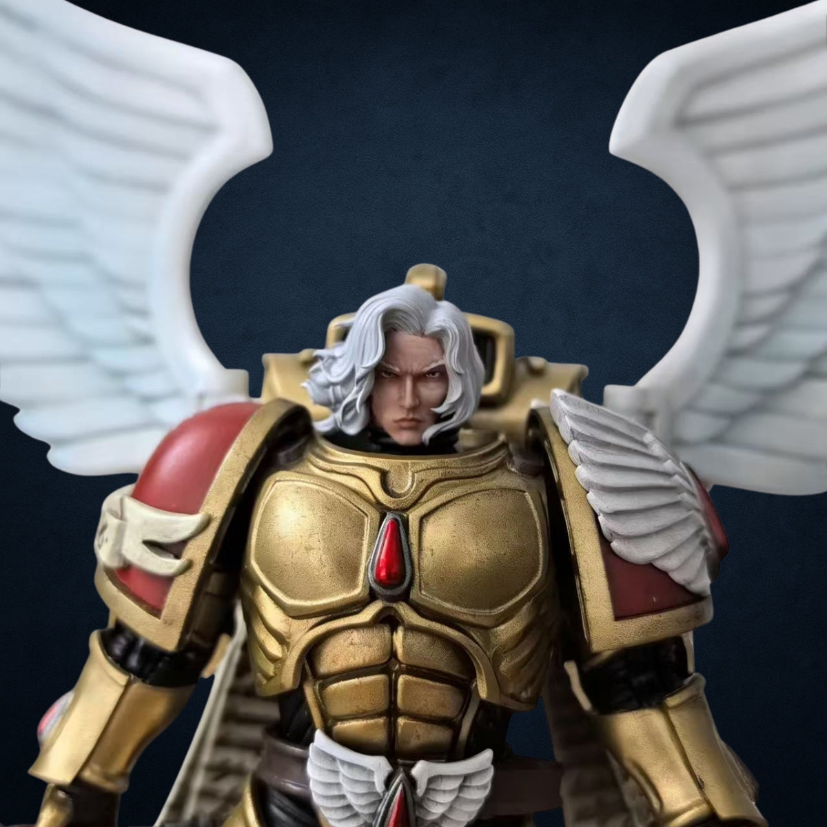 Sanguinor Head Sculpt (Blonde / White Hair)