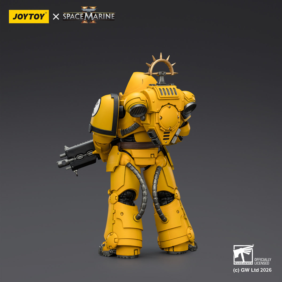 Imperial Fists Heavy Intercessor with Heavy Bolt Rifle and Bolt Pistol