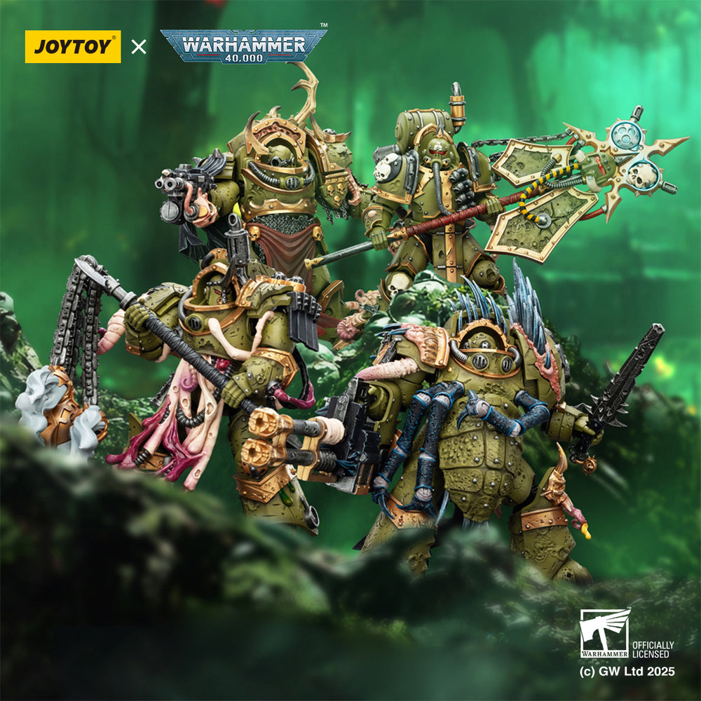 JoyToy Warhammer 40K Death Guard Blightlord Terminators & Plague Marine ...