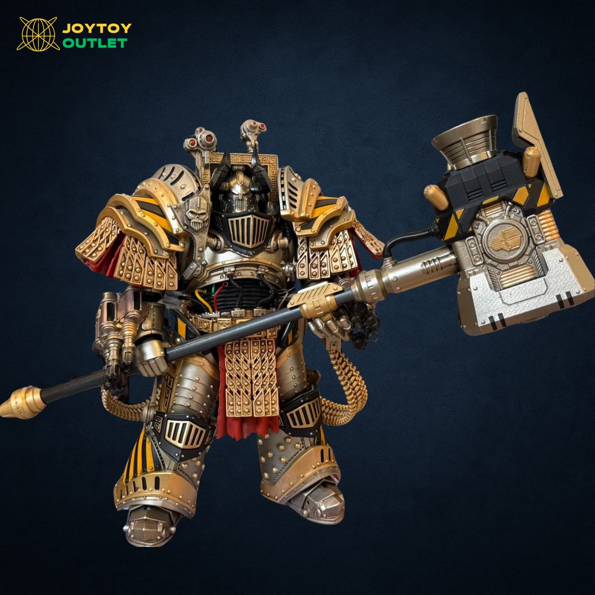 Heavy Power Hammer & Black Horned Helmet Upgrade (Figure Not Included)