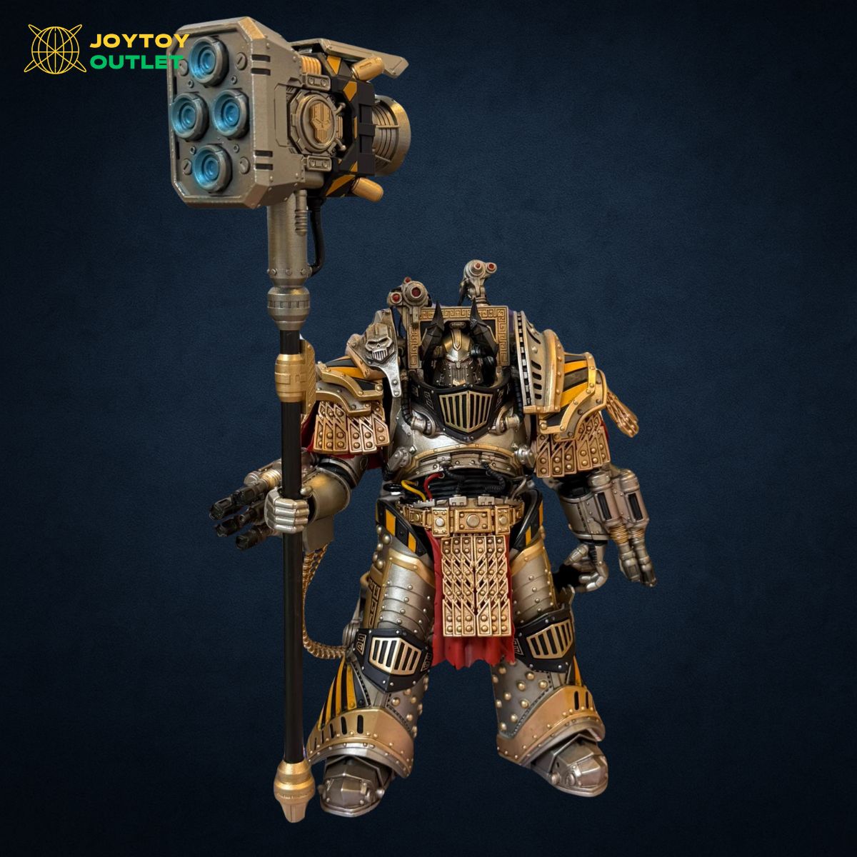 Heavy Power Hammer & Black Horned Helmet Upgrade (Figure Not Included)